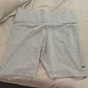 Nike Women's Heather Gray Bike Shorts